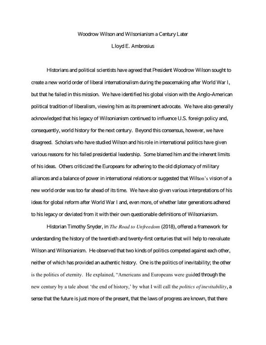 woodrow wilson essay on public administration summary pdf