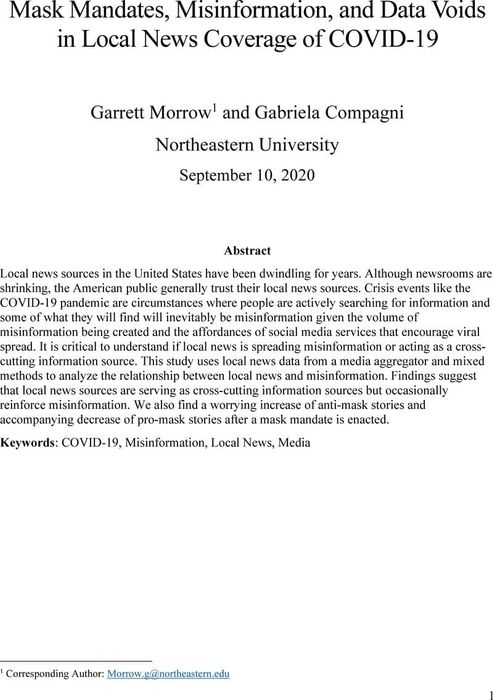 Thumbnail image of Morrow&Compagni_Misinformation&LocalNews-2020.pdf