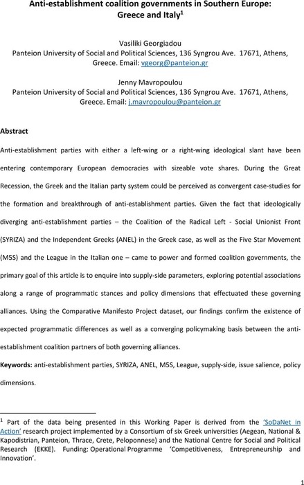 Thumbnail image of Anti-establishment coalition governments in Southern Europe_Greece and Italy_new version.pdf