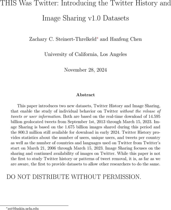 THIS Was Twitter: Introducing the Twitter History and Image Sharing v1 ...