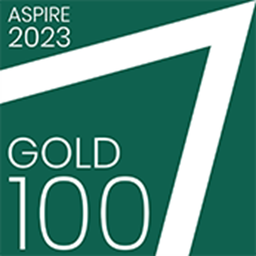 Aspire Gold 100 badge [opens in a new tab]